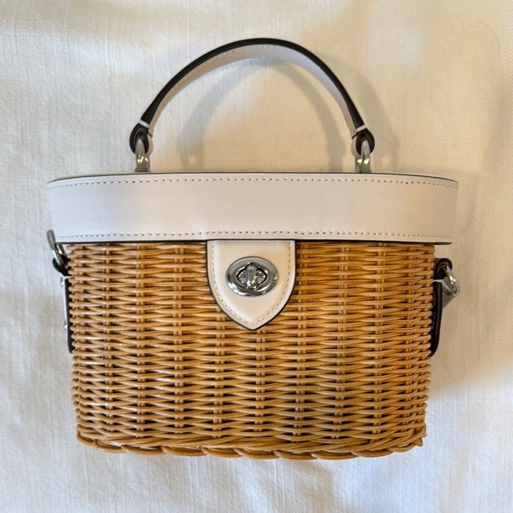 Coach Kay Crossbody Bag Basket Woven